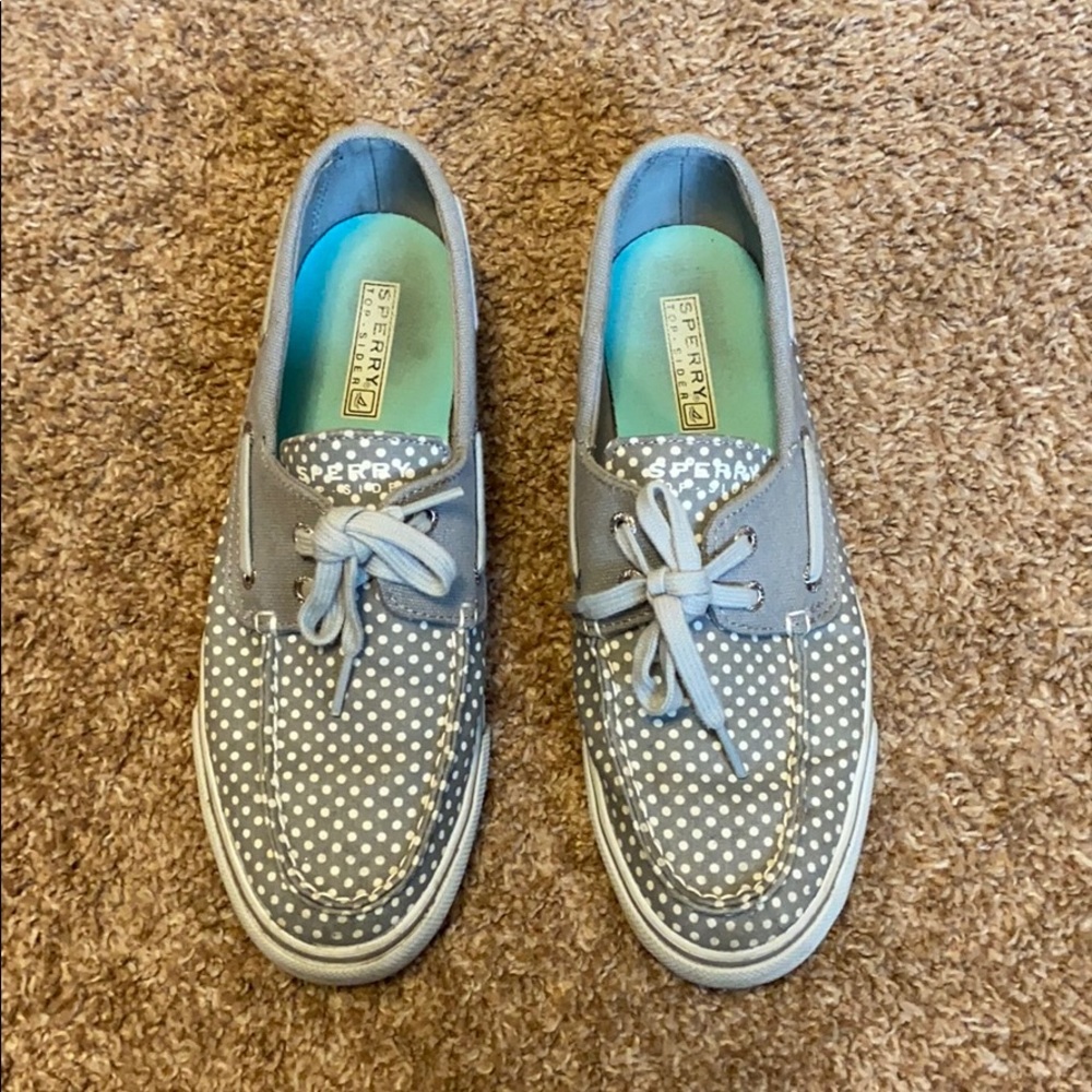 Polka Dot Sperry Top Sider Shoes
